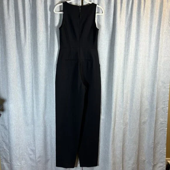 Spanx Ponte Corset Jumpsuit Womens Small- Tall Sleeveless Black Stretch NWT - Picture 5 of 12